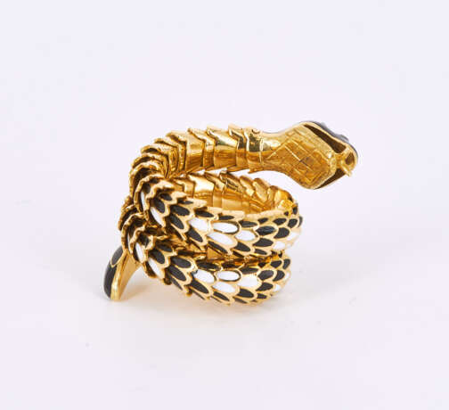 Snake Diamond Ring - photo 3