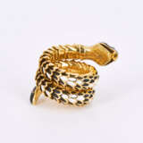 Snake Diamond Ring - photo 3