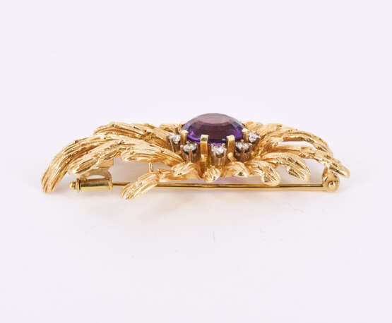 Amethyst Diamond Brooch - Foto 2