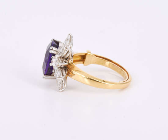 Amethyst Diamond Ring - Foto 2