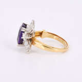 Amethyst Diamond Ring - photo 2