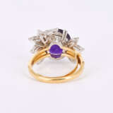 Amethyst Diamond Ring - фото 3