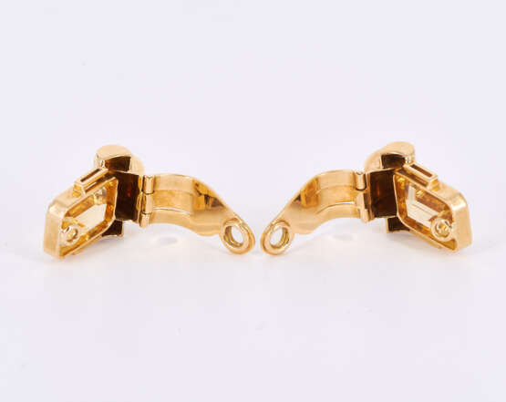 Citrine Ear Clips - фото 3