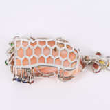 Coral Gemstone Pendant Necklace - Foto 3