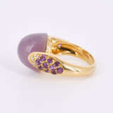 Amethyst Diamond Ring - фото 2