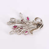 Ruby Diamond Brooch - photo 3