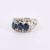 Sapphire Diamond Ring - Foto 1