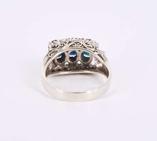 Sapphire Diamond Ring - фото 3