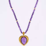 Amethyst Diamond Set: Ring, Earclips and Necklace - Foto 10