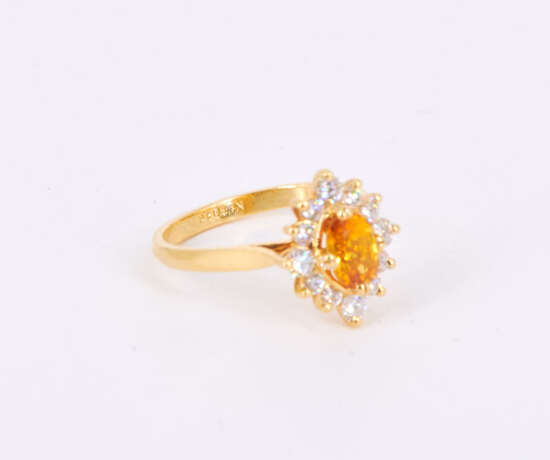 Sapphire Diamond Ring - Foto 4