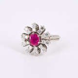 Ruby Diamond Ring - Foto 1