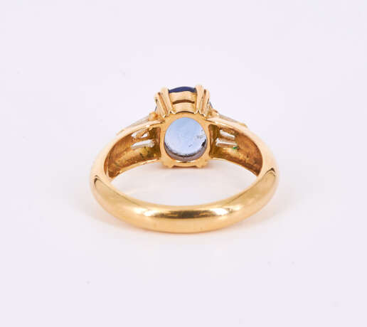 Sapphire Diamond Ring - фото 3