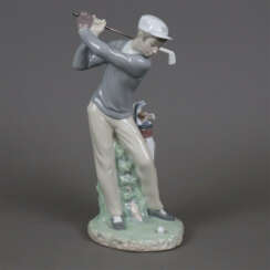 "Golfspieler" - Lladro, Spanien, Porzellan, Ent