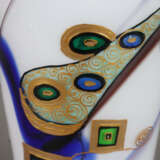 Glasvase mit Klimt-Motiven - nach unten konisch - Foto 7
