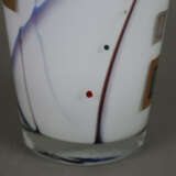 Glasvase mit Klimt-Motiven - nach unten konisch - фото 13