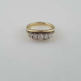 Diamantring - Gelbgold 585/000 (14 K), gestempe - photo 1