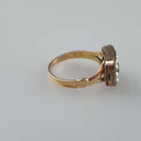 Perlring - Gold 585/000 (14K), gestempelt "15 K - photo 3