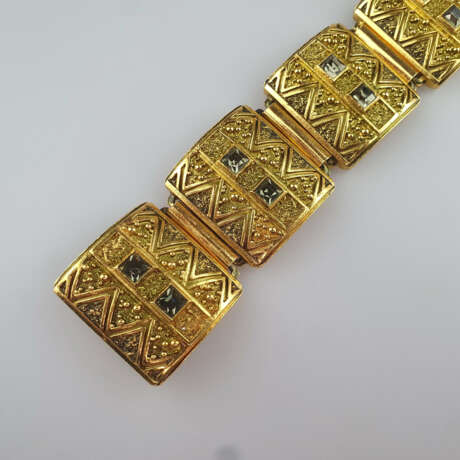 Sehr schweres Vintage Armband - goldfarbenes Me - photo 2