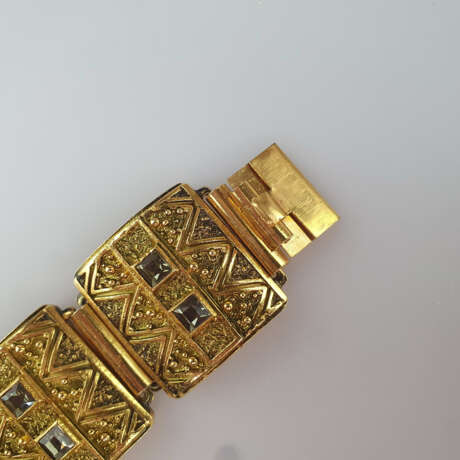 Sehr schweres Vintage Armband - goldfarbenes Me - фото 4