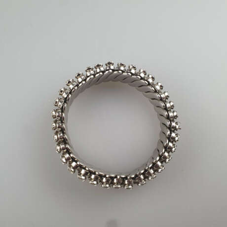 Glitzerndes Vintage-Scherenarmband - silberfarb - photo 4