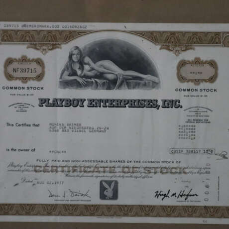 Wertpapier - Playboy Enterprises, Inc. No. NF 3 - Foto 3