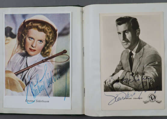 Zwei Autogramm-Alben aus den Jahren 1953 und 19 - photo 1