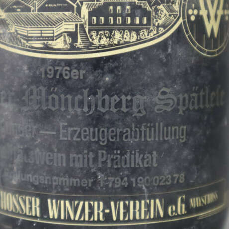 Weinkonvolut - 2 Flaschen, 1976 Mayschosser Mön - фото 5