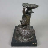 Bronzefigur - vollrunde Darstellung eines Putto - Foto 9