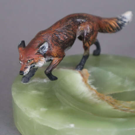Onyxschale mit Fuchs im Stil der Wiener Bronzen - photo 2