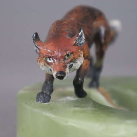 Onyxschale mit Fuchs im Stil der Wiener Bronzen - photo 3
