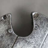 Antikes Vorhängeschloss mit Schlüssel - Eisen, - photo 4