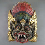 Konvolut von acht Masken - Indonesien, Holzmask - photo 6