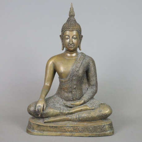 Buddha Maravijaya - Thailand, Bronzelegierung, - Foto 1