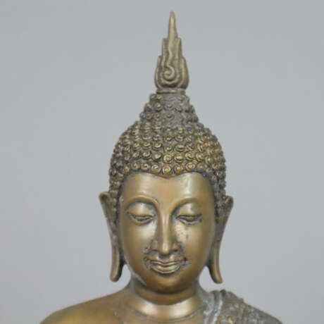 Buddha Maravijaya - Thailand, Bronzelegierung, - Foto 2
