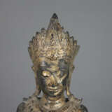 Schwere Buddhafigur im Lopburi-Stil - Thailand, - photo 4
