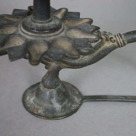 Aarti-Öllampe - Indien, vor 1900, ritueller Leu - Foto 4