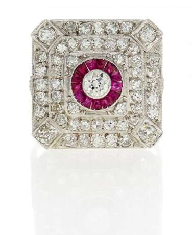 Rubin-Diamant-Ring - photo 1