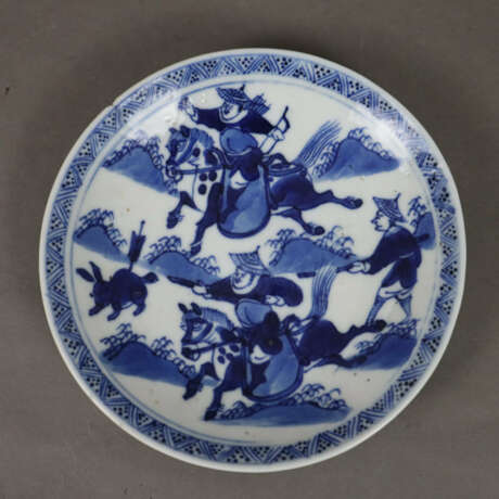 Drei Blauweiß-Koppchen und 3 Tellerchen - China - фото 10