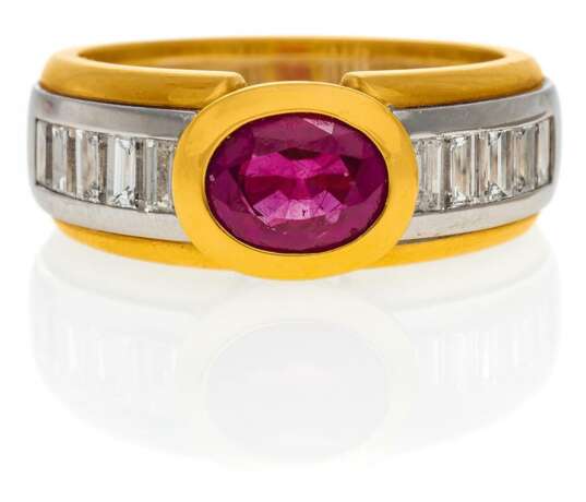 Rubin-Diamant-Ring - photo 1