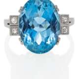 Aquamarin-Diamant-Ring - photo 1