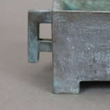 Räuchergefäß - Bronze mit Kupferausblühungen, T - photo 3