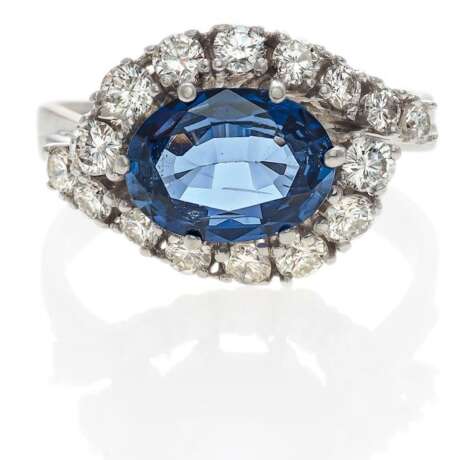 Saphir-Diamant-Ring - photo 1