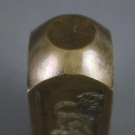 Bronzestempel mit Drachendekor - China, hoher q - Foto 3
