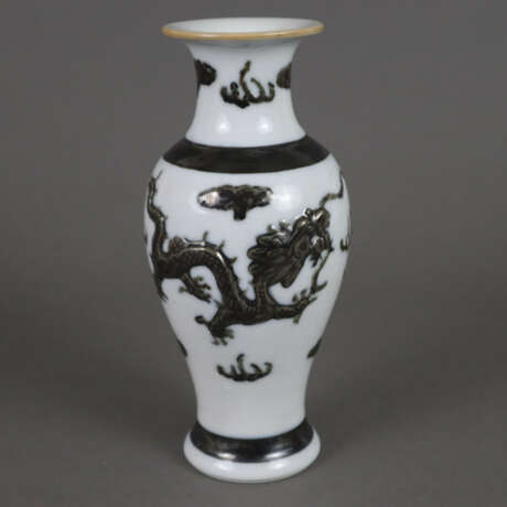 Balustervase - China, Porzellan, krakelierte Gl - Foto 3