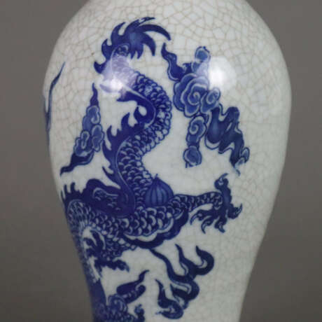 Balustervase - China, krakelierte Glasur des gu - photo 5