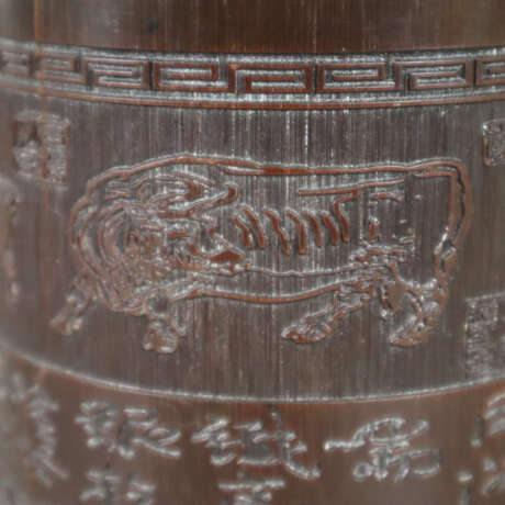 Pinselbecher - China, Bambus, lackiert, umlaufe - photo 5