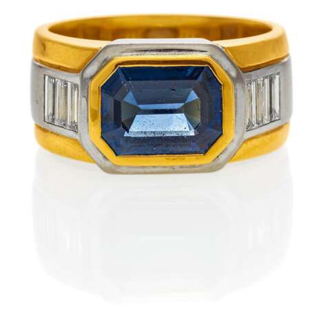 Saphir-Diamant-Ring - photo 1