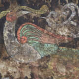 Alte chinesische Seidenmalereien - 3-tlg, Tempe - photo 4