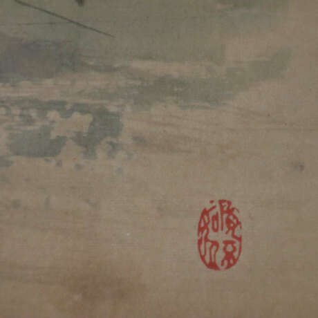 Zwei chinesische Rollbilder - Figürliche Darste - фото 8