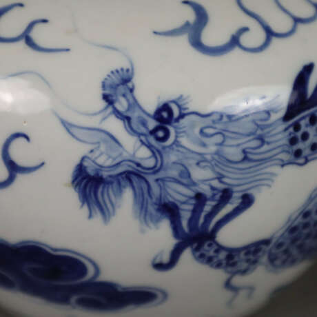 Teekanne mit Blaumalerei - China, Porzellan, ba - Foto 5
